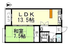 セルヴァン藍の間取り画像