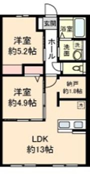 Cantis LazyⅡの間取り画像