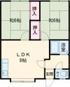 コーポよつばの間取り画像
