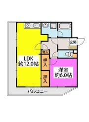 プリンスマンション五条の間取り画像