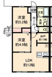 Cantis LazyⅡの間取り画像