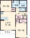 ルコリーヌ三国ヶ丘の間取り画像