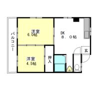 コーポAKIの間取り画像