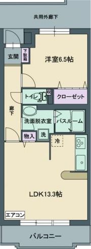 グリーングラスNの間取り画像