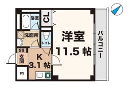 ルームズ学園北町の間取り画像