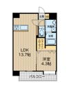 八王寺ツインタワーEASTの間取り画像