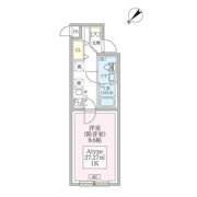 防音マンション スカイラシクラス平和台の間取り画像