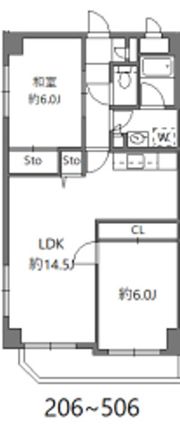 グリーンパーク中川の間取り画像