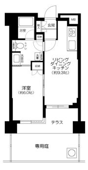 エム・ブランド新宿戸山公園の間取り画像