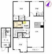 リアンK ドゥーエの間取り画像