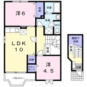 カーサ Bの間取り画像