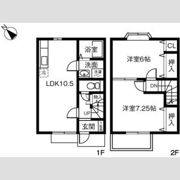 ハイツキューハイAの間取り画像