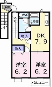 4beatスクエア Take3の間取り画像