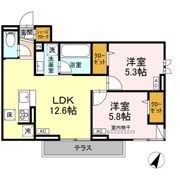 Asset-Court立川上砂町5丁目 B棟の間取り画像