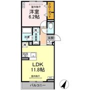 Asset-Court立川上砂町5丁目 B棟の間取り画像