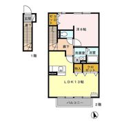 COZY COURT 2m 秦良の間取り画像