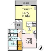 シェルメールの間取り画像