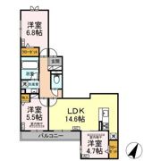 シェルメールの間取り画像