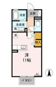 メゾン・ド・ラヴィ金屋橋 Nの間取り画像