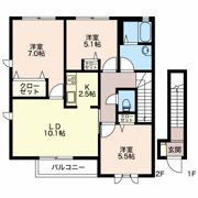 ブランシェ櫛川の間取り画像