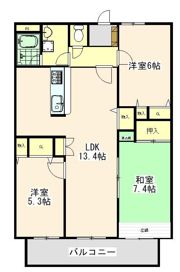 エルグランデ滝川の間取り画像