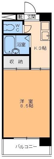 シティーハイツ湊町の間取り画像