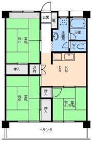 小坂ハイツの間取り画像