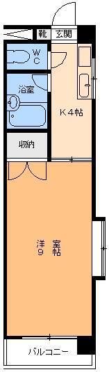 カドタパレスの間取り画像