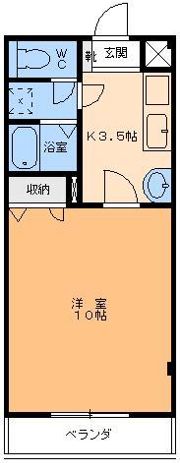スカイハイツWの間取り画像
