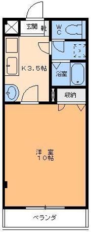 スカイハイツWの間取り画像