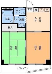 グランアルブル中須賀の間取り画像