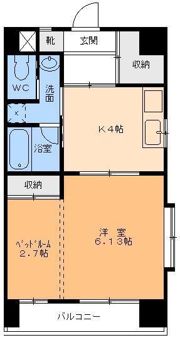 イーストクラウドの間取り画像