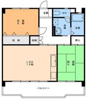 友岡マンションの間取り画像