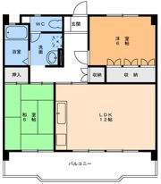 友岡マンションの間取り画像