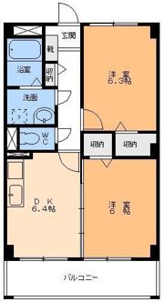 サンライト竹原の間取り画像