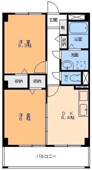 サンライト竹原の間取り画像