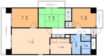 フェニックス山越の間取り画像