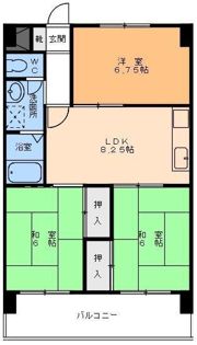 レジデンス松本の間取り画像