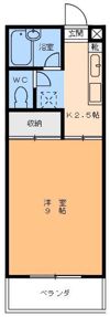 casa fonte カーサフォンテの間取り画像