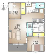 仮称）REGALEST 下伊福6の間取り画像