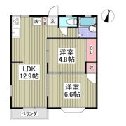 コスモハイツの間取り画像