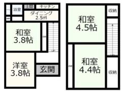 大垣市見取町2丁目KJ邸の間取り画像
