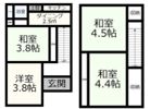 大垣市見取町2丁目KJ邸の間取り画像