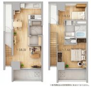 T－PLACE 北斎 St．の間取り画像