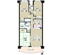 クレール仙川の間取り画像
