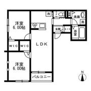 (仮)川越市木野目計画新築賃貸住宅 A棟の間取り画像