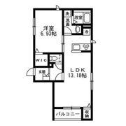(仮)川越市木野目計画新築賃貸住宅 A棟の間取り画像