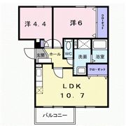 リヴィエール宮本Ⅰの間取り画像
