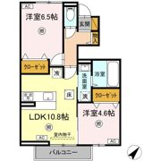 フォレストウッド A棟の間取り画像