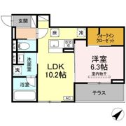 D rivet 谷田の間取り画像